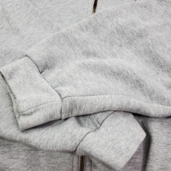 Riggs by Wrangler WorkWear Gray Thermal Full Zip Hoodie XL Distressed - Picture 5 of 7